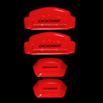 Brake Caliper Covers for Dodge Challenger 2009-2022 in Red Color – Set of 4 + Warranty