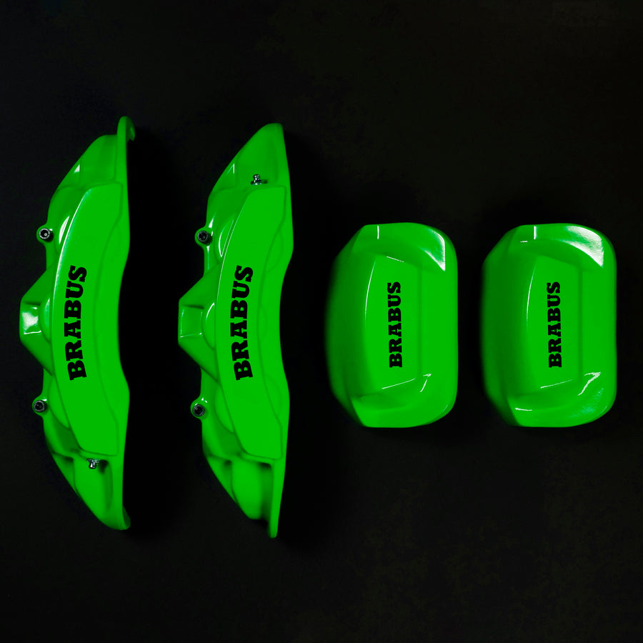 Brake Caliper Covers for Mercedes-Benz G550 1991-2018 – Brabus in Green Color – Set of 4 + Warranty