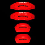 Brake Caliper Covers for Mercedes-Benz GLC43 AMG 2017-2023 – AMG Style in Red Color – Set of 4 + Warranty