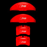 Brake Caliper Covers for Audi A6 2012-2015 – RS Style in Red Color – Set of 4 + Warranty