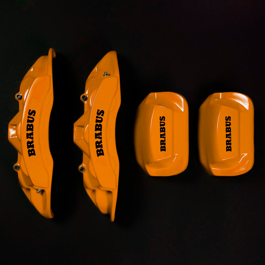 Brake Caliper Covers for Mercedes-Benz G550 1991-2018 – Brabus in Orange Color – Set of 4 + Warranty