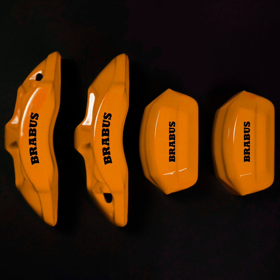 Brake Caliper Covers for Mercedes-Benz C63 2015-2018 – in Orange Color – Set of 4 + Warranty
