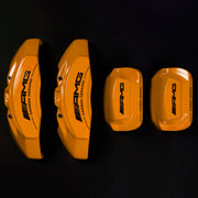 Brake Caliper Covers for Mercedes-Benz E350 2003-2016 – AMG Ceramic Style in Orange Color – Set of 4 + Warranty