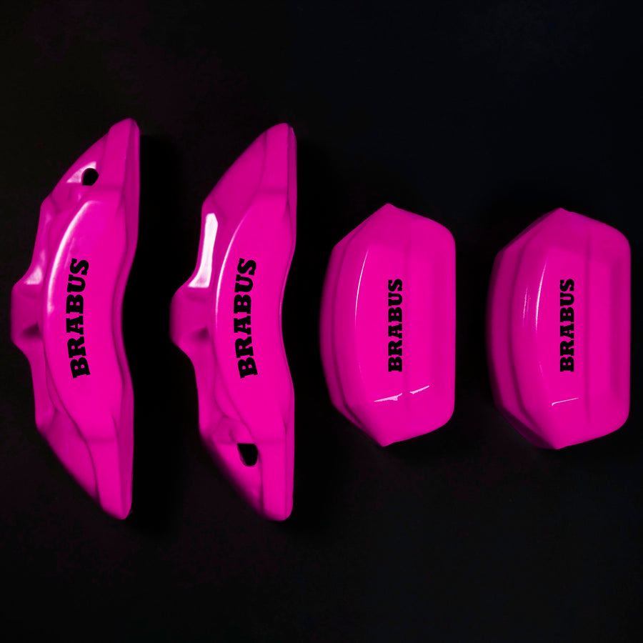 Brake Caliper Covers for Mercedes-Benz C63 2015-2018 – in Fuchsia Color – Set of 4 + Warranty