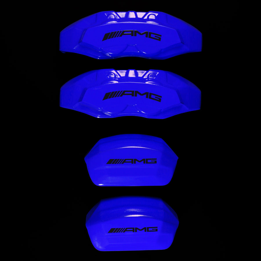 Brake Caliper Covers for Mercedes-Benz E450 2017-2023 – AMG Style in Blue Color – Set of 4 + Warranty