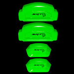 Brake Caliper Covers for Dodge Durango 2014-2022 – SRT Style in Green Color – Set of 4 + Warranty