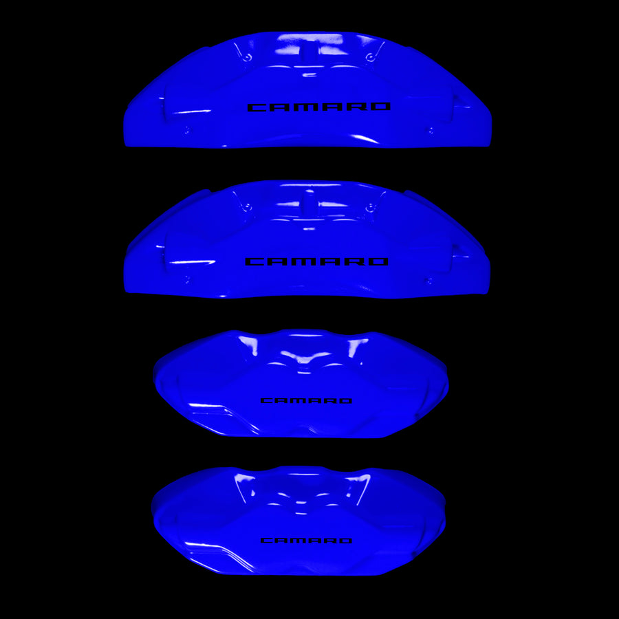 Brake Caliper Covers for Chevrolet Camaro SS 2016-2022 in Blue Color – Set of 4 + Warranty