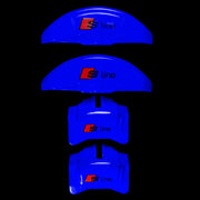 Brake Caliper Covers for Audi A7 2012-2015 – S line Style in Blue Color – Set of 4 + Warranty