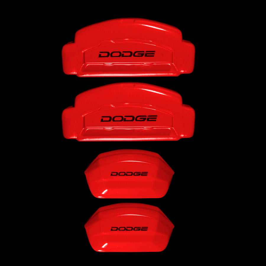 Brake Caliper Covers for Dodge Charger 2006-2020 in Red Color – Set of 4 + Warranty