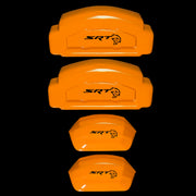 Brake Caliper Covers for Dodge Charger 2006-2020 – SRT Style in Orange Color – Set of 4 + Warranty