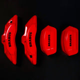 Brake Caliper Covers for Mercedes-Benz C43 2015-2018 – Brabus Style in Red Color – Set of 4 + Warranty
