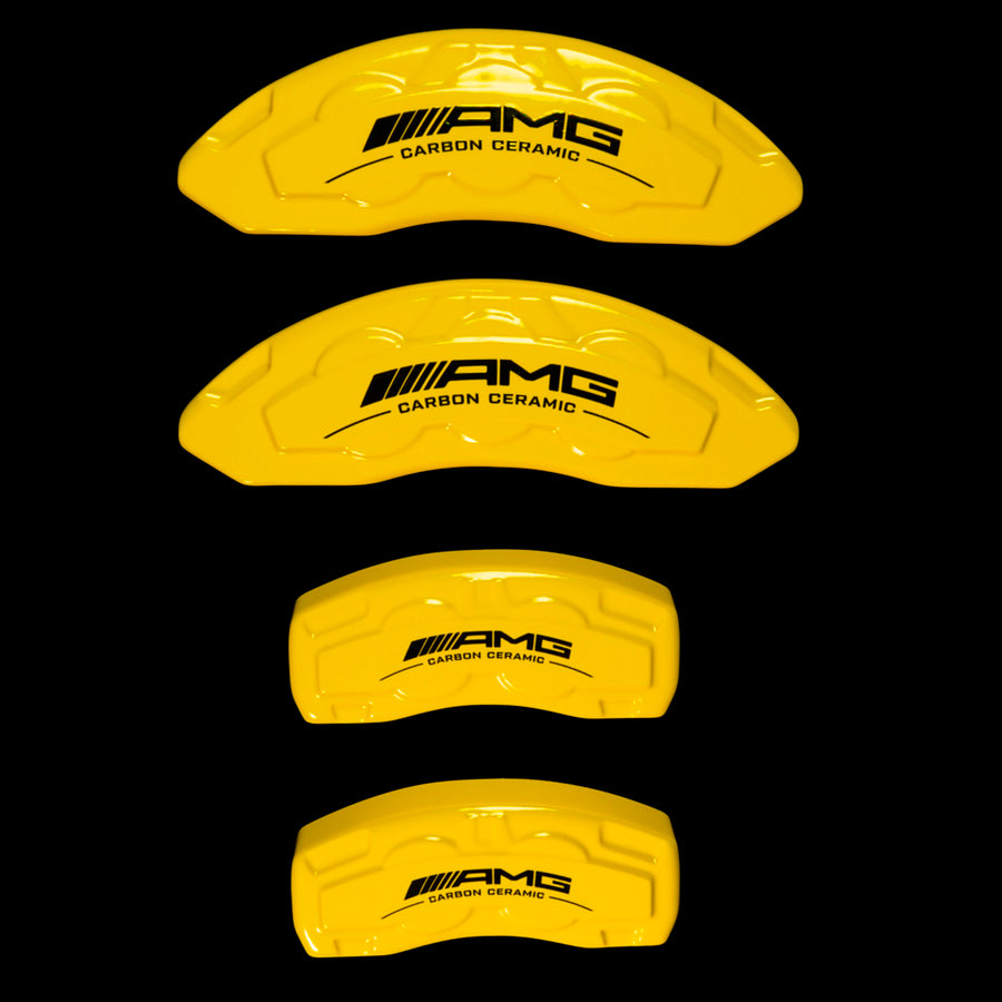 Brake Caliper Covers for Mercedes-Benz CLA250 2020-2023 – AMG Style in Yellow Color – Set of 4 + Warranty