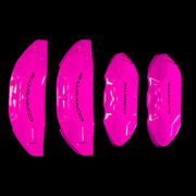 Brake Caliper Covers for Chevrolet Corvette in Fuchsia Color – Set of 4 + Warranty