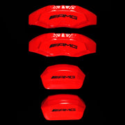 Brake Caliper Covers for Mercedes-Benz GLC43 AMG 2017-2023 – AMG Style in Red Color – Set of 4 + Warranty