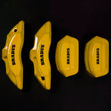 Brake Caliper Covers for Mercedes-Benz C43 2015-2018 – Brabus Style in Yellow Color – Set of 4 + Warranty