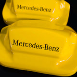 Brake Caliper Covers for Mercedes-Benz E350 2003-2016 in Yellow Color – Set of 4 + Warranty