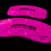 Brake Caliper Covers for Mercedes-Benz CLA250 2020-2023 – AMG Style in Fuchsia Color – Set of 4 + Warranty