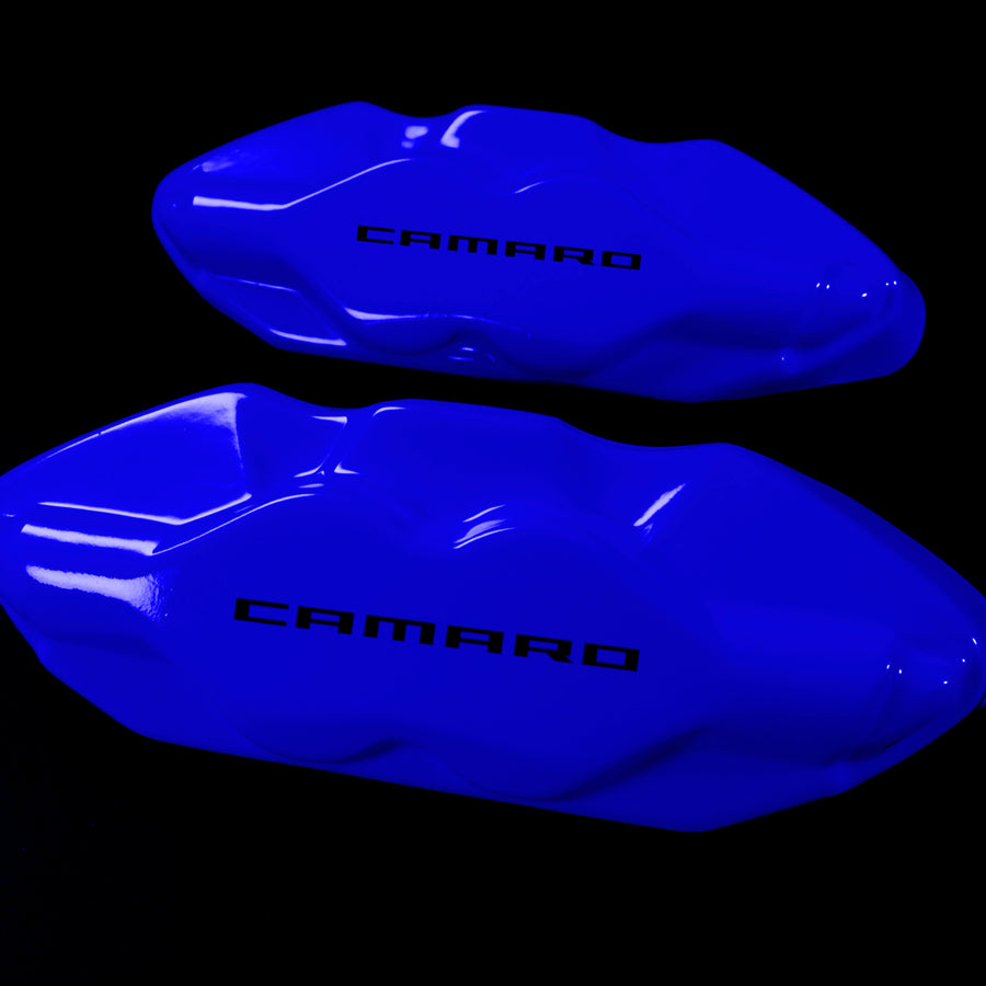 Brake Caliper Covers for Chevrolet Camaro SS 2016-2022 in Blue Color – Set of 4 + Warranty