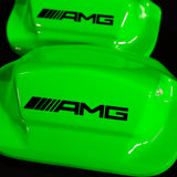 Brake Caliper Covers for Mercedes-Benz E350 2003-2016 – AMG Style in Green Color – Set of 4 + Warranty
