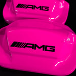 Brake Caliper Covers for Mercedes-Benz G500 1991-2018 – AMG Style in Fuchsia Color – Set of 4 + Warranty