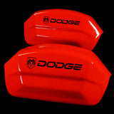 Brake Caliper Covers for Dodge RAM 1500 2009-2018 in Red Color – Set of 4 + Warranty