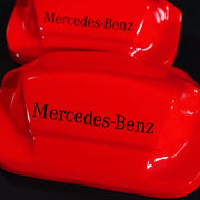 Brake Caliper Covers for Mercedes-Benz E550 2003-2016 in Red Color – Set of 4 + Warranty