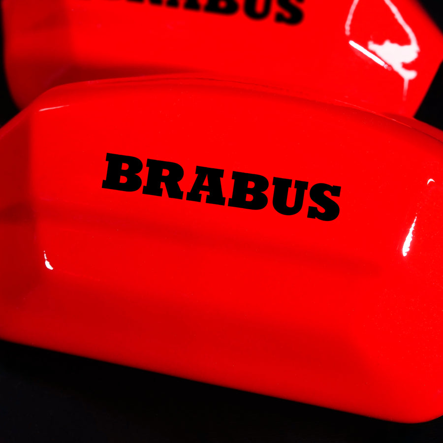 Brake Caliper Covers for Mercedes-Benz C63 2015-2018 – in Red Color – Set of 4 + Warranty