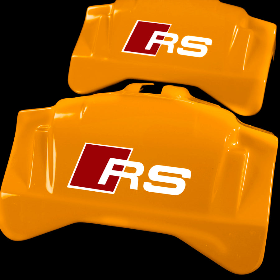 Brake Caliper Covers for Audi A7 2012-2015 – RS Style in Orange Color – Set of 4 + Warranty