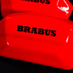 Brake Caliper Covers for Mercedes-Benz C43 2015-2018 – Brabus Style in Red Color – Set of 4 + Warranty