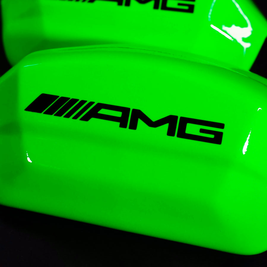 Brake Caliper Covers for Mercedes-Benz C63 2015-2018 – AMG Style in Green Color – Set of 4 + Warranty