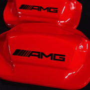 Brake Caliper Covers for Mercedes-Benz E550 2003-2016 – AMG Style in Red Color – Set of 4 + Warranty