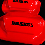 Brake Caliper Covers for Mercedes-Benz E550 2003-2016 – Brabus Style in Red Color – Set of 4 + Warranty