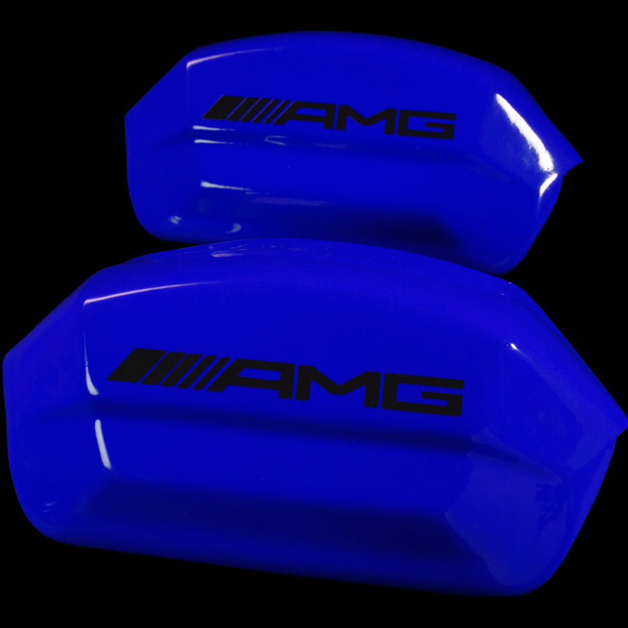 Brake Caliper Covers for Mercedes-Benz E450 2017-2023 – AMG Style in Blue Color – Set of 4 + Warranty