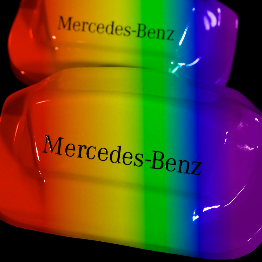 Brake Caliper Covers for Mercedes-Benz E400 2003-2016 in Custom Color Set of 4 + Warranty