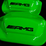 Brake Caliper Covers for Mercedes-Benz CLS500 2003-2011 – AMG Style in Green Color – Set of 4 + Warranty