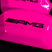 Brake Caliper Covers for Mercedes-Benz C63 2015-2018 – AMG Style in Fuchsia Color – Set of 4 + Warranty