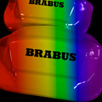 Brake Caliper Covers for Mercedes-Benz E350 2003-2016 – Brabus Style in Custom Color – Set of 4 + Warranty