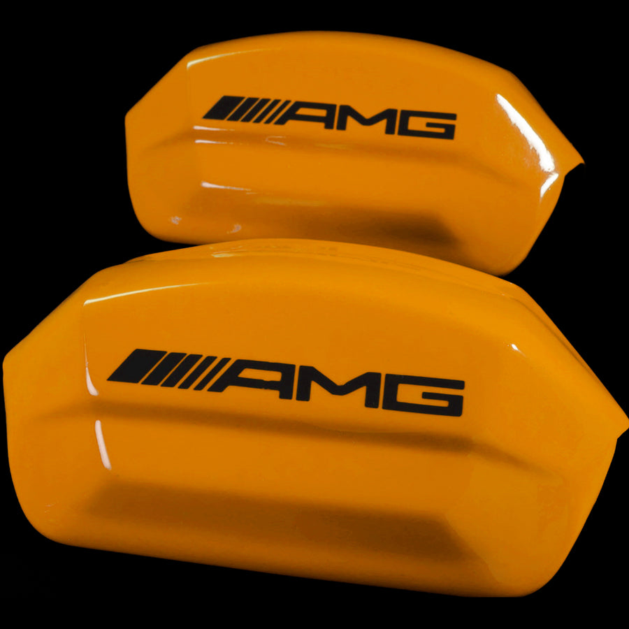 Brake Caliper Covers for Mercedes-Benz EQC400 2019-2023 – AMG Style in Orange Color – Set of 4 + Warranty