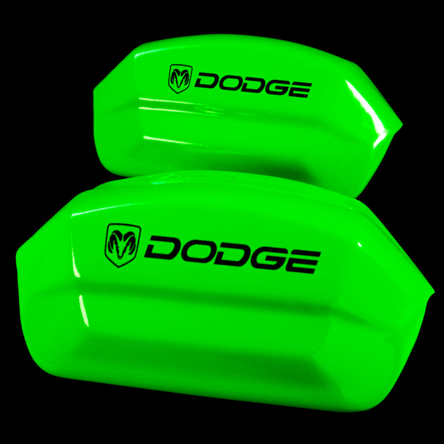 Brake Caliper Covers for Dodge RAM 1500 2019-2023 in Green Color – Set of 4 + Warranty