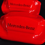 Brake Caliper Covers for Mercedes-Benz E350 2003-2016 in Red Color – Set of 4 + Warranty