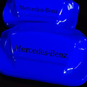 Custom Brake Caliper Covers for Mercedes-Benz in Blue Color – Set of 4 + Warranty
