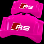 Brake Caliper Covers for Audi A6 2012-2015 – RS Style in Fuchsia Color – Set of 4 + Warranty