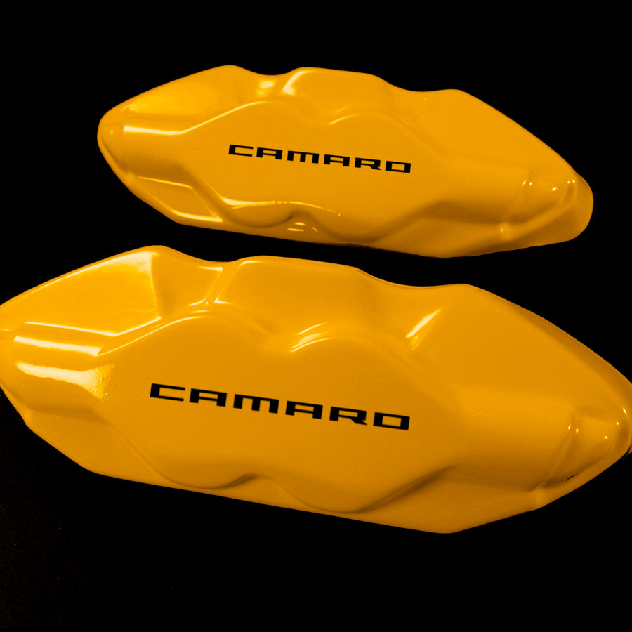 Brake Caliper Covers for Chevrolet Camaro SS 2016-2022 in Orange Color – Set of 4 + Warranty