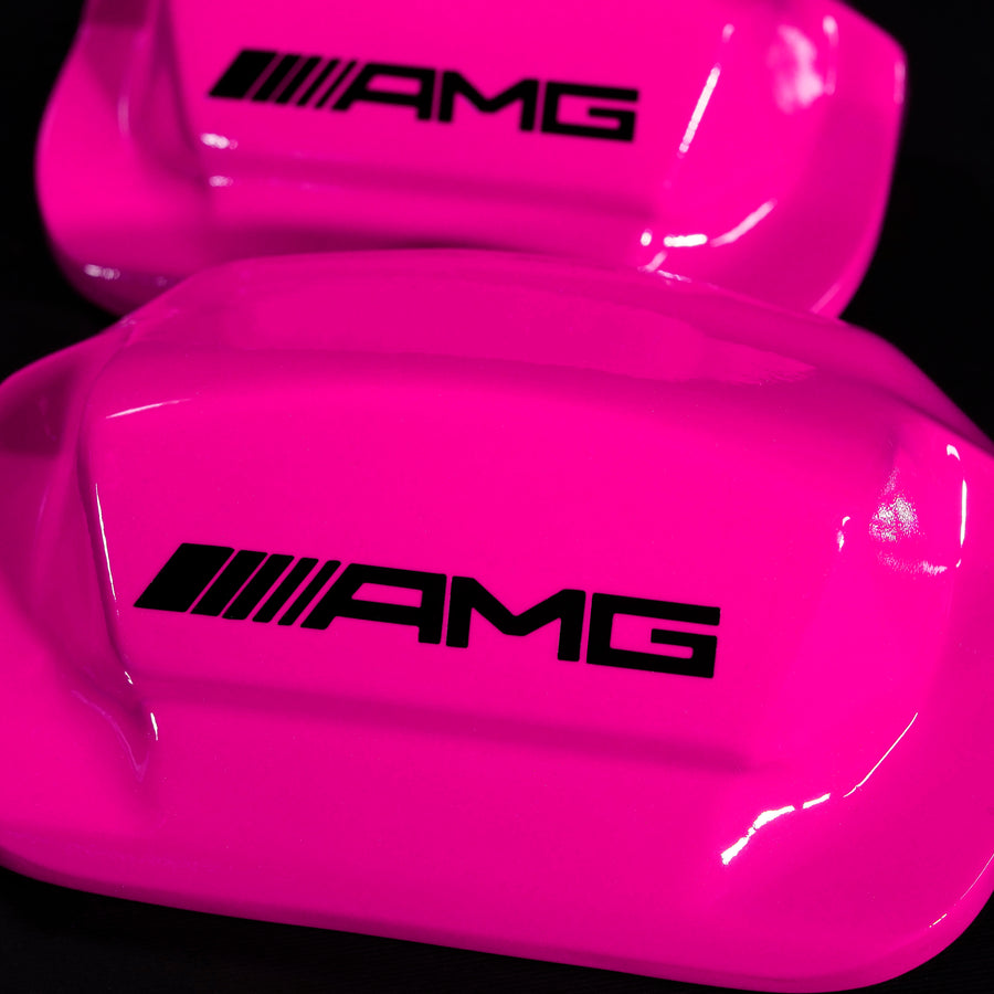 Brake Caliper Covers for Mercedes-Benz G550 1991-2018 – AMG Style in Fuchsia Color – Set of 4 + Warranty