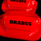 Brake Caliper Covers for Mercedes-Benz G500 1991-2018 – Brabus Style in Red Color – Set of 4 + Warranty
