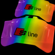 Brake Caliper Covers for Audi A6 2012-2015 – S line Style in Custom Color – Set of 4 + Warranty