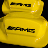 Brake Caliper Covers for Mercedes-Benz E550 2003-2016 – AMG Style in Yellow Color – Set of 4 + Warranty