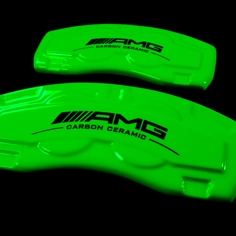 Brake Caliper Covers for Mercedes-Benz CLA250 2020-2023 – AMG Style in Green Color – Set of 4 + Warranty