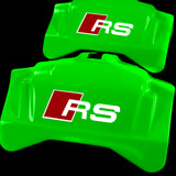 Brake Caliper Covers for Audi A7 2012-2015 – RS Style in Green Color – Set of 4 + Warranty