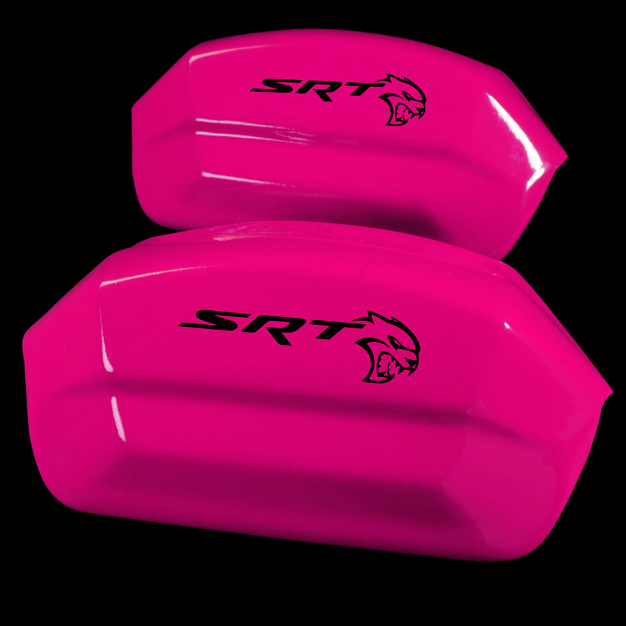 Brake Caliper Covers for Jeep Grand Cherokee 2014-2022 – SRT Style in Fuchsia Color – Set of 4 + Warranty